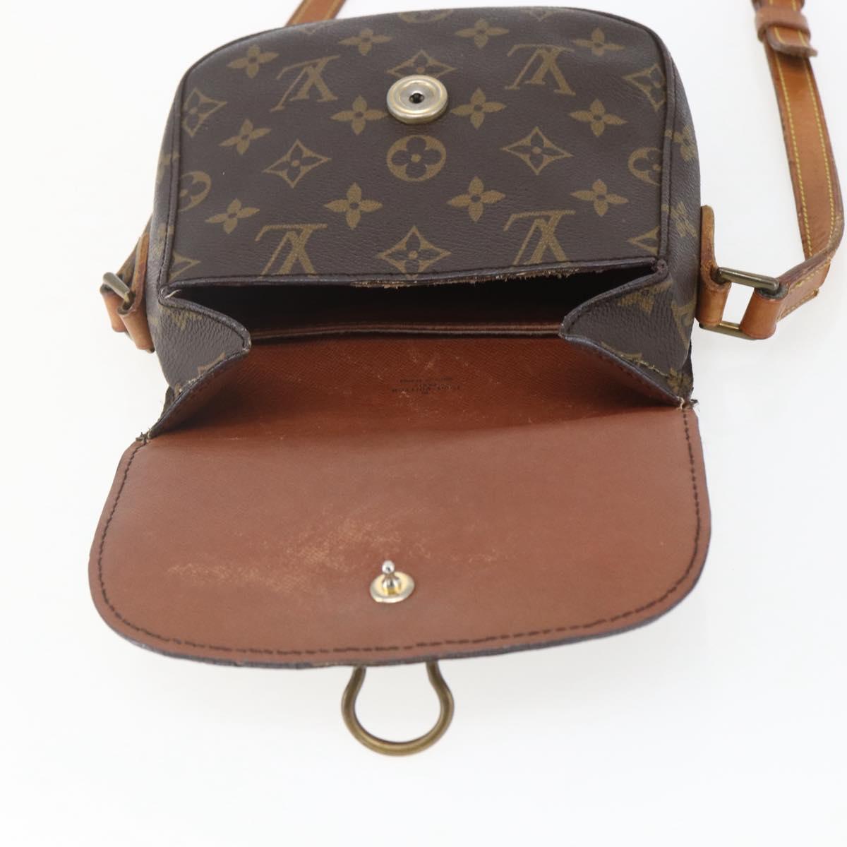 LOUIS VUITTON Monogram Saint Cloud PM Shoulder Bag M51244 LV Auth 165973