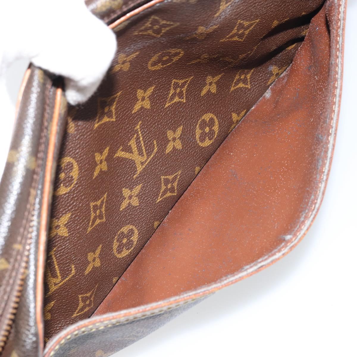 LOUIS VUITTON Monogram Compiegne 28 Clutch Bag M51845 LV Auth 165984