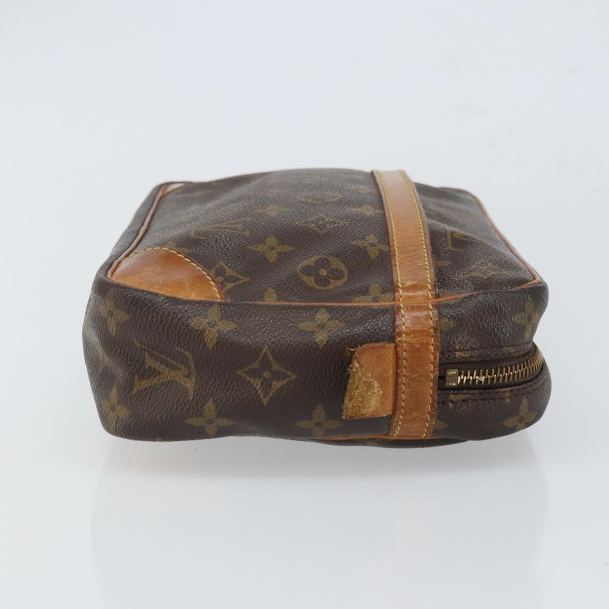 LOUIS VUITTON Monogram Compiegne 28 Clutch Bag M51845 LV Auth 165984