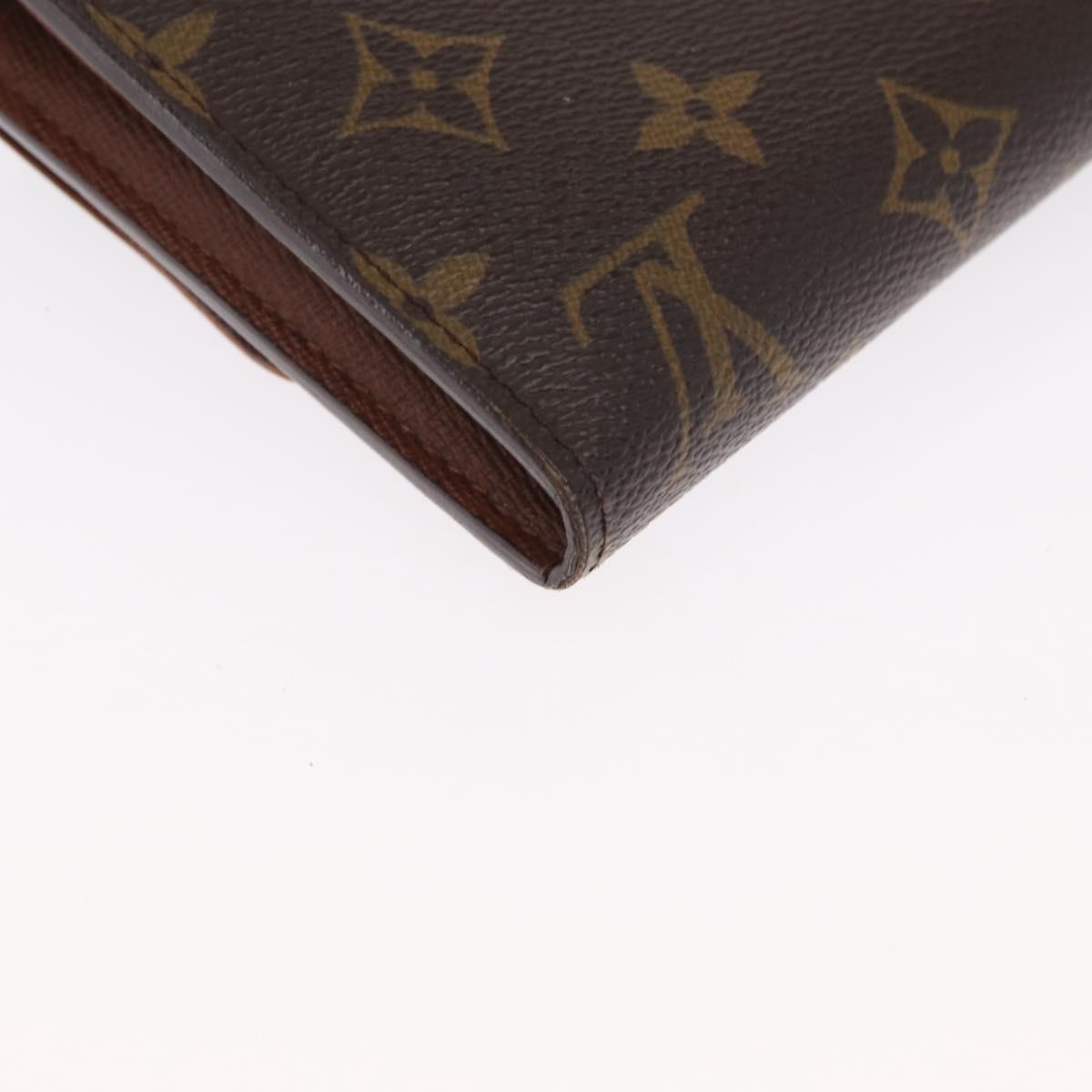 LOUIS VUITTON Monogram Portefeuille Boetie Long Wallet M63220 LV Auth 165986