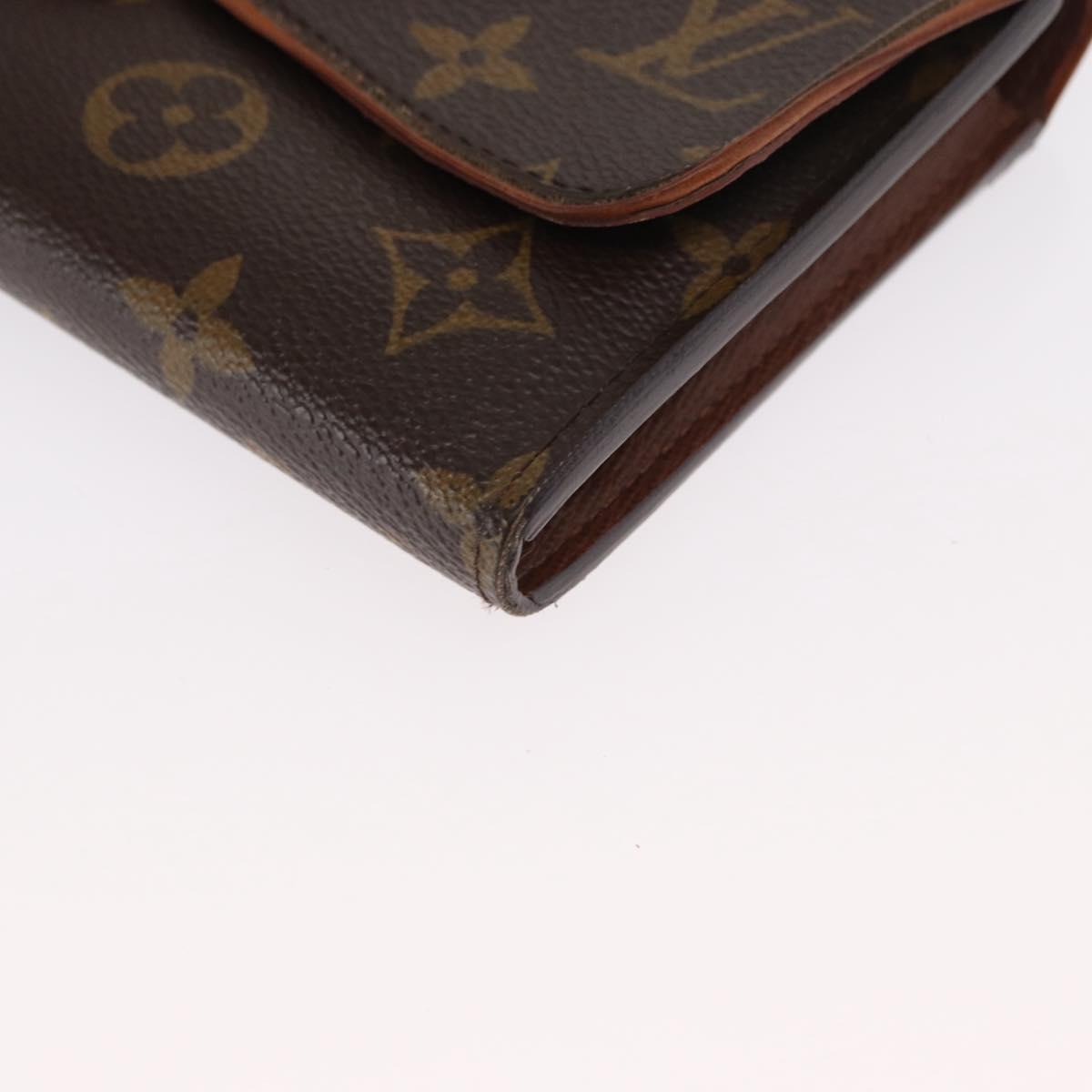 LOUIS VUITTON Monogram Portefeuille Boetie Long Wallet M63220 LV Auth 165986