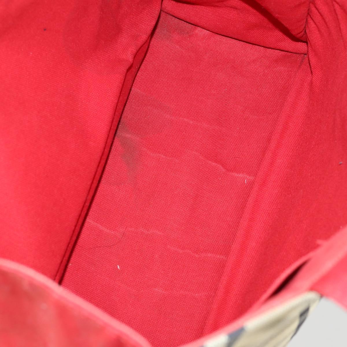 BURBERRY Nova Check Shoulder Bag Canvas 2 Set Beige Auth 165995