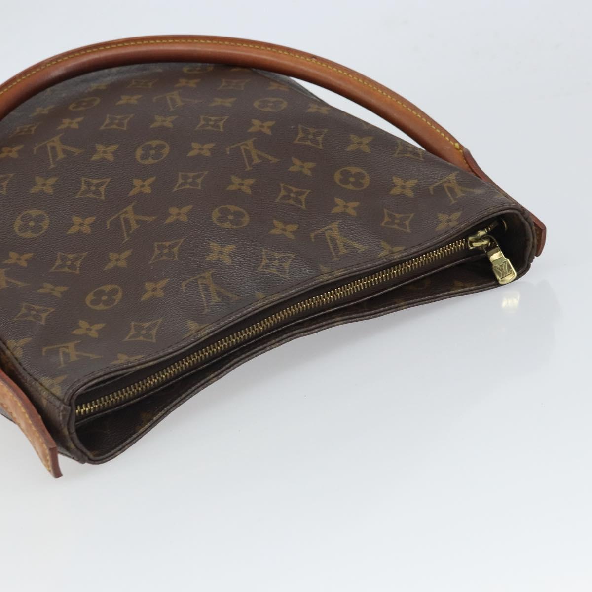 LOUIS VUITTON Monogram Looping GM Shoulder Bag M51145 LV Auth 166025