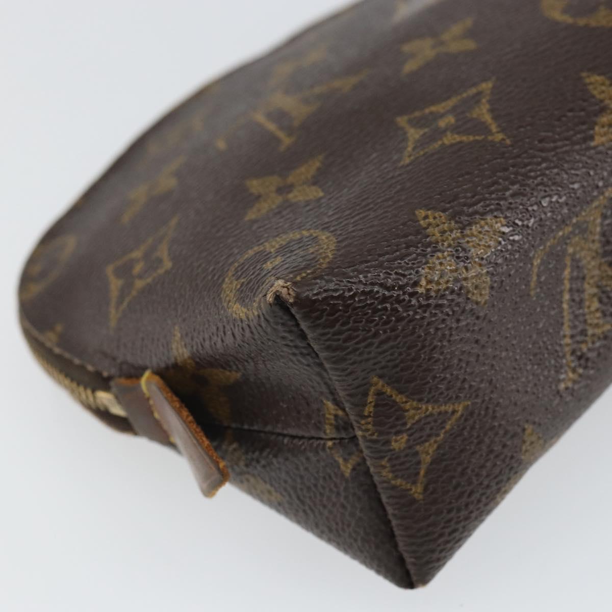 LOUIS VUITTON Monogram Pochette Cosmetic PM Pouch M43998 LV Auth 166028