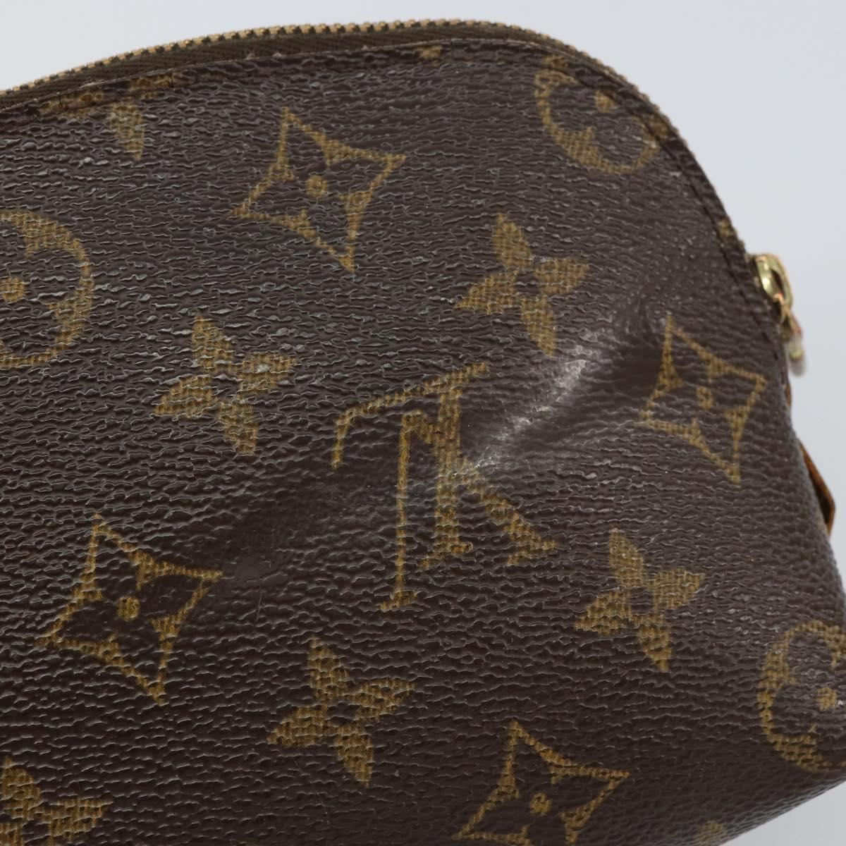 LOUIS VUITTON Monogram Pochette Cosmetic PM Pouch M43998 LV Auth 166028
