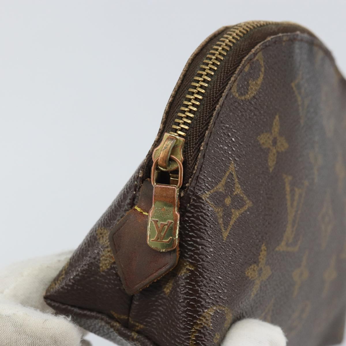 LOUIS VUITTON Monogram Pochette Cosmetic PM Pouch M43998 LV Auth 166028