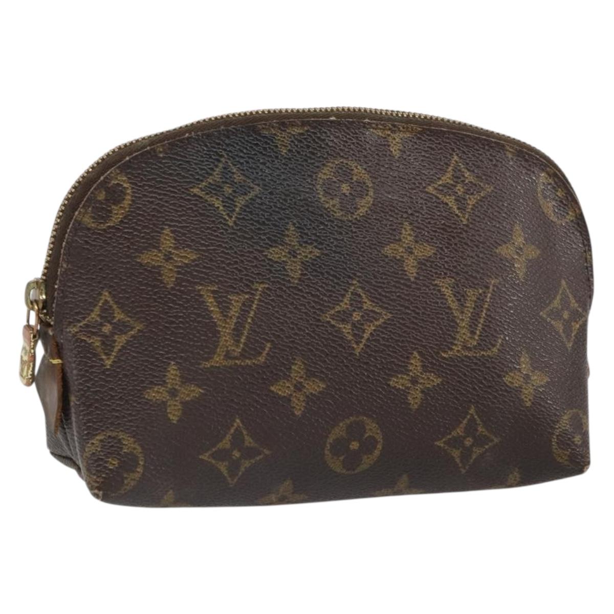 LOUIS VUITTON Monogram Pochette Cosmetic PM Pouch M43998 LV Auth 166028