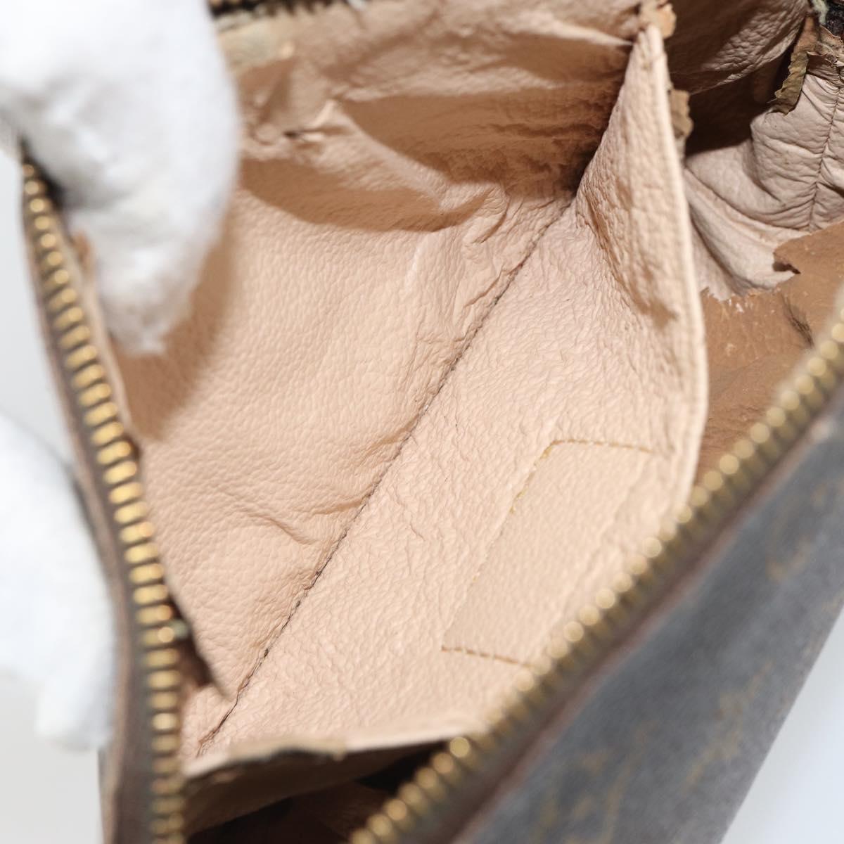 LOUIS VUITTON Monogram Pochette Cosmetic PM Pouch M43998 LV Auth 166028