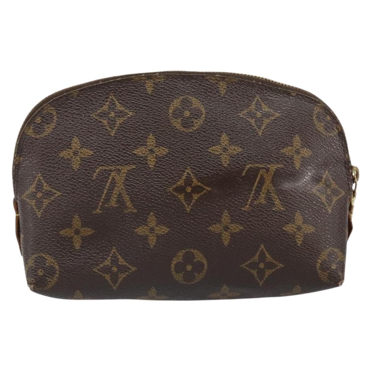 LOUIS VUITTON Monogram Pochette Cosmetic PM Pouch M43998 LV Auth 166028