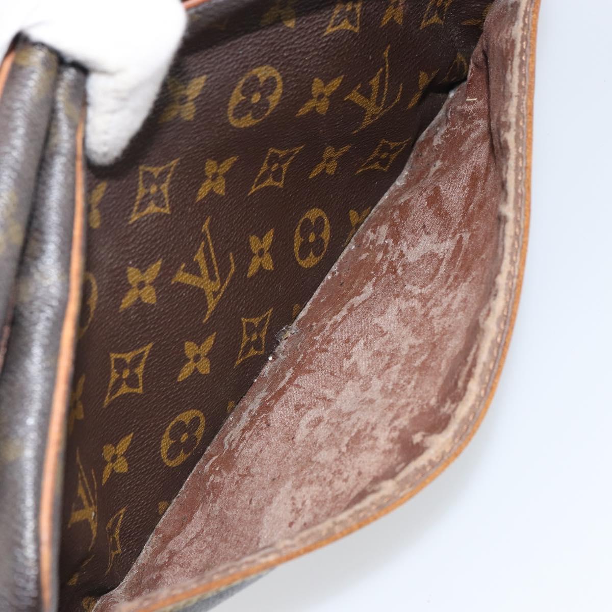LOUIS VUITTON Monogram Compiegne 28 Clutch Bag M51845 LV Auth 166032