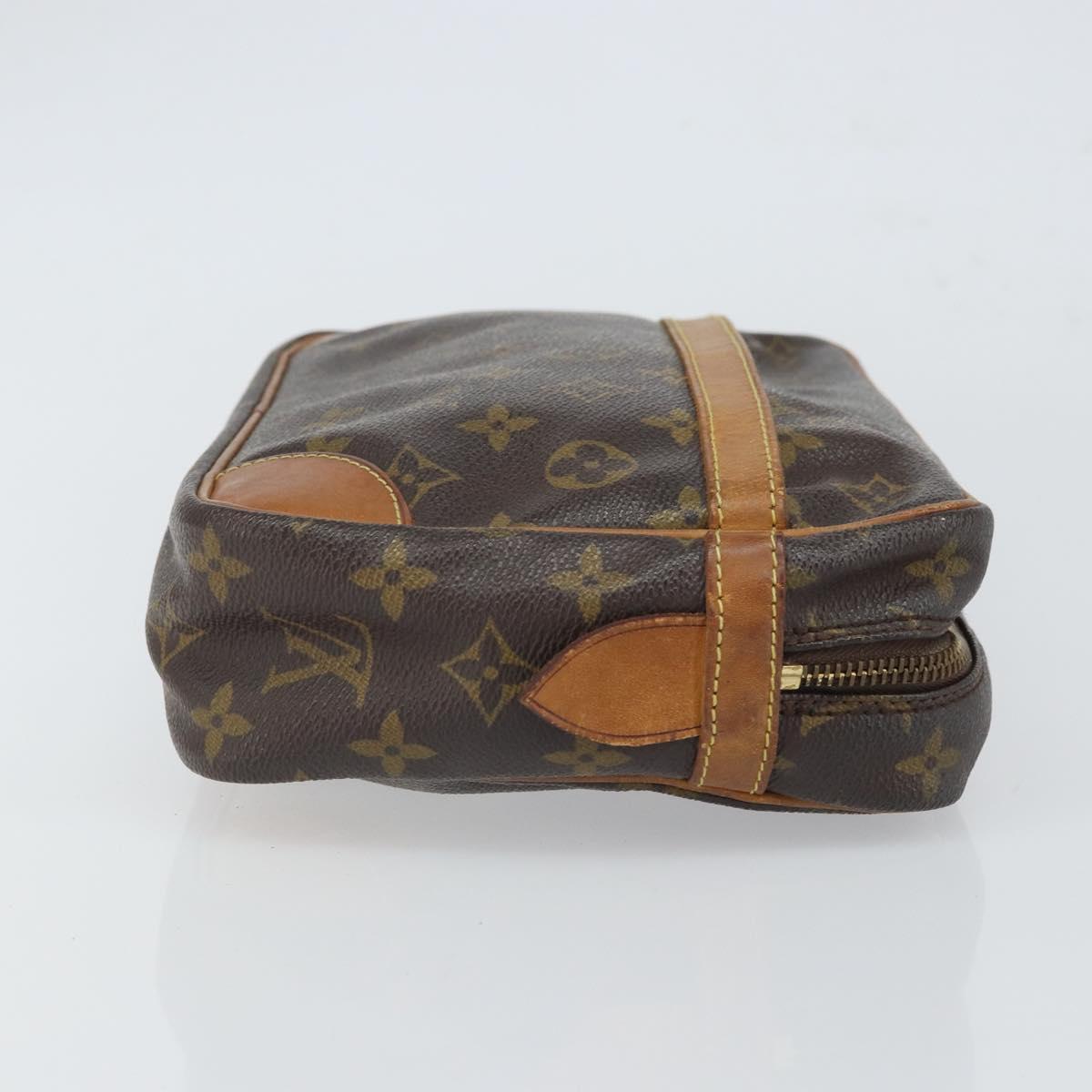 LOUIS VUITTON Monogram Compiegne 28 Clutch Bag M51845 LV Auth 166032