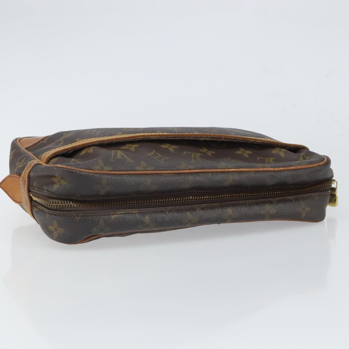 LOUIS VUITTON Monogram Compiegne 28 Clutch Bag M51845 LV Auth 166032