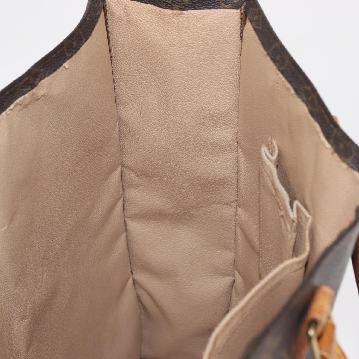 LOUIS VUITTON Monogram Sac Plat Hand Bag M51140 LV Auth 166040