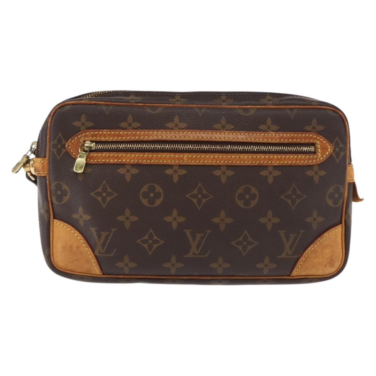 LOUIS VUITTON Monogram Marly Dragonne GM Clutch Bag M51825 LV Auth 166041