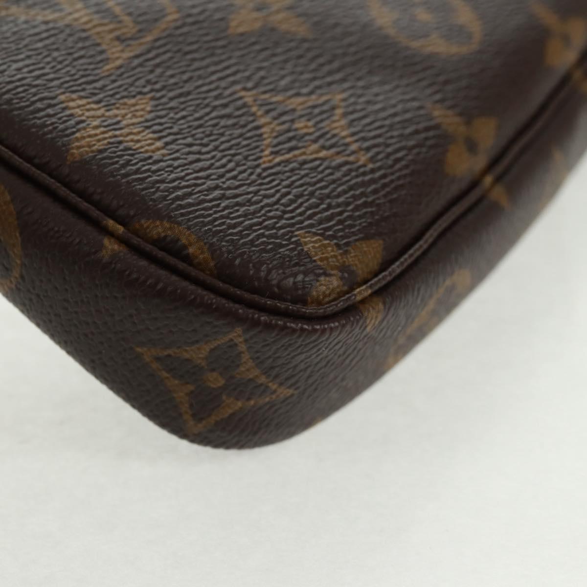 LOUIS VUITTON Monogram Vivienne Mini Pochette Accessoires M69976 LV Auth 166052SAM
