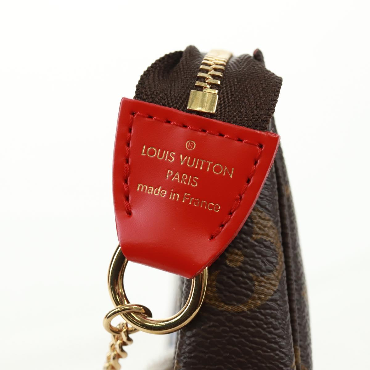 LOUIS VUITTON Monogram Vivienne Mini Pochette Accessoires M69976 LV Auth 166052SAM