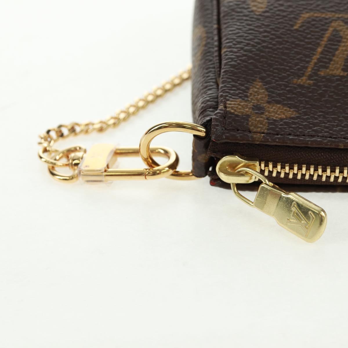 LOUIS VUITTON Monogram Vivienne Mini Pochette Accessoires M69976 LV Auth 166052SAM