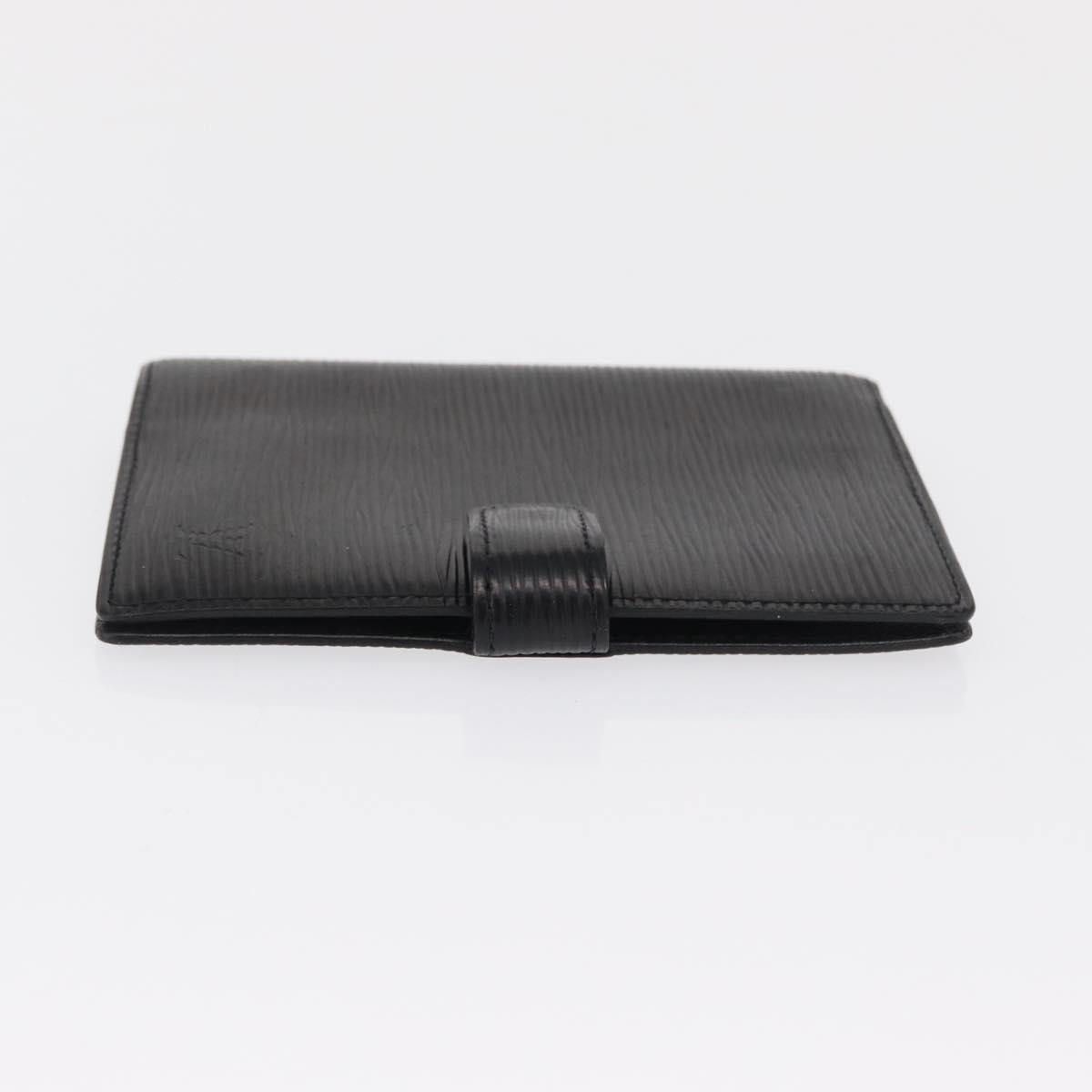 LOUIS VUITTON Epi Agenda PM Day Planner Cover Black R20052 LV Auth 166056