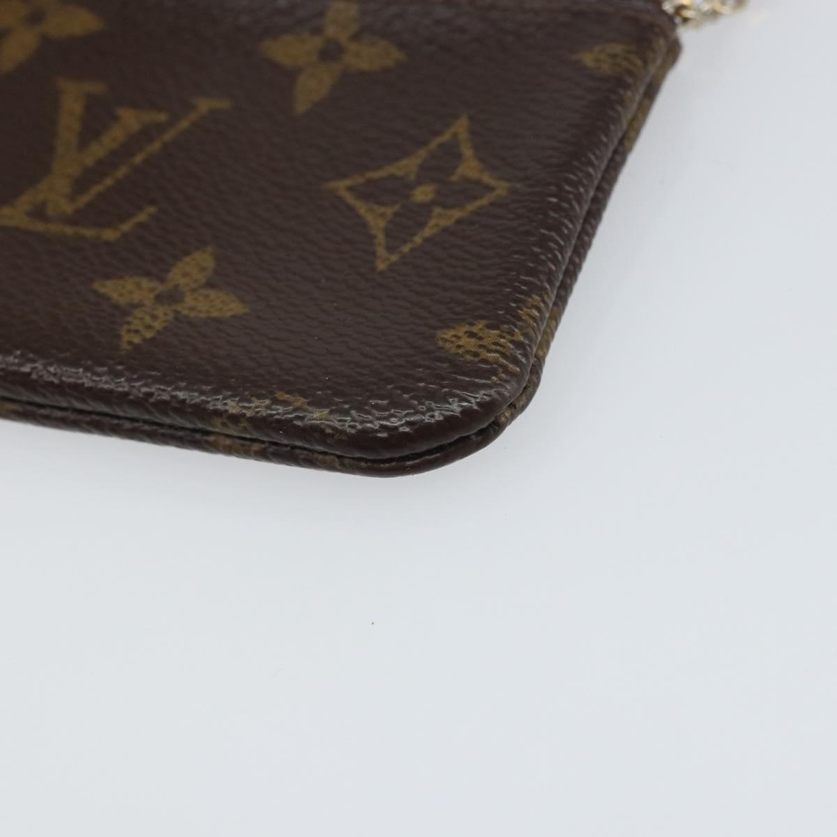 LOUIS VUITTON Monogram Pochette Cles Coin Purse M60033 LV Auth 166060