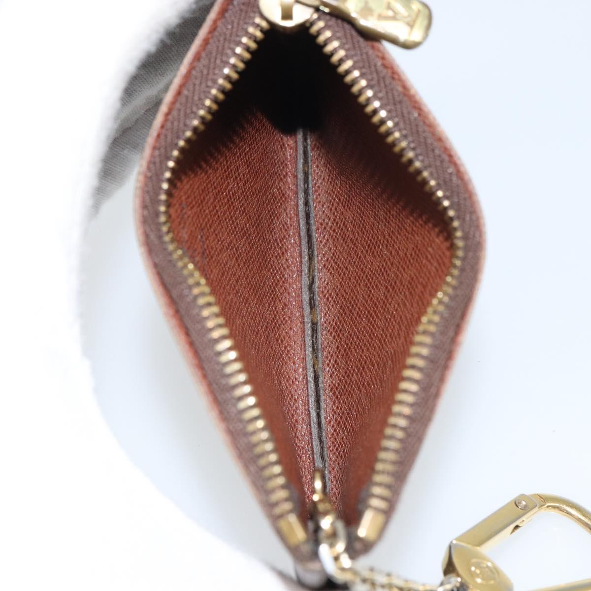LOUIS VUITTON Monogram Pochette Cles Coin Purse M60033 LV Auth 166060