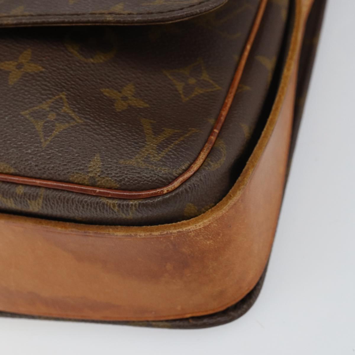 LOUIS VUITTON Monogram Cartouchiere GM Shoulder Bag M51252 LV Auth 166127