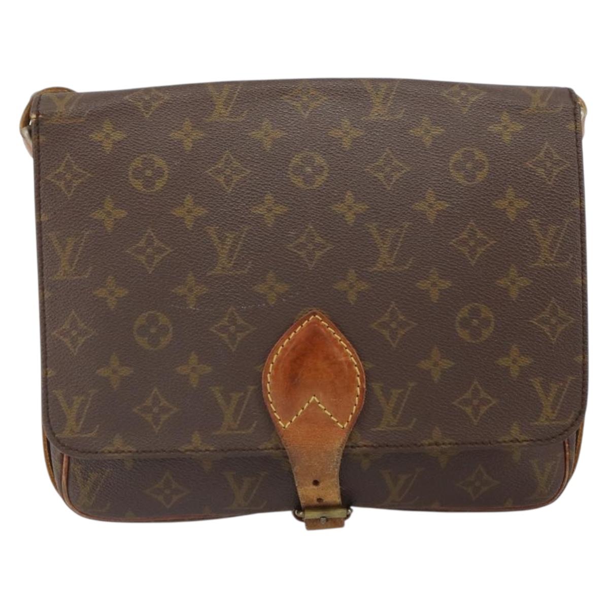 LOUIS VUITTON Monogram Cartouchiere GM Shoulder Bag M51252 LV Auth 166127