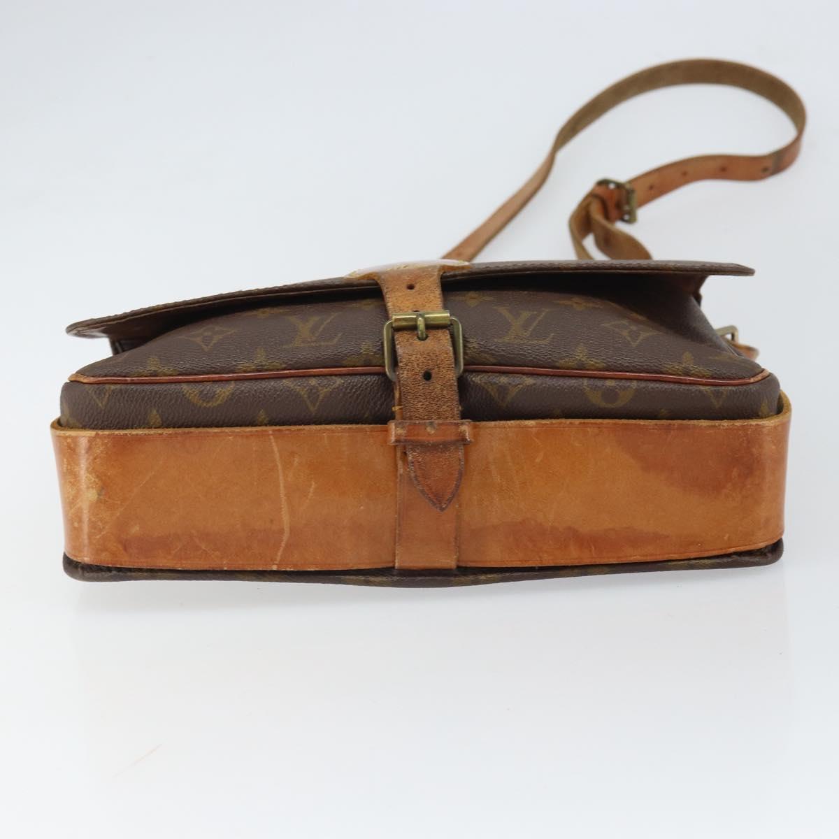 LOUIS VUITTON Monogram Cartouchiere GM Shoulder Bag M51252 LV Auth 166127