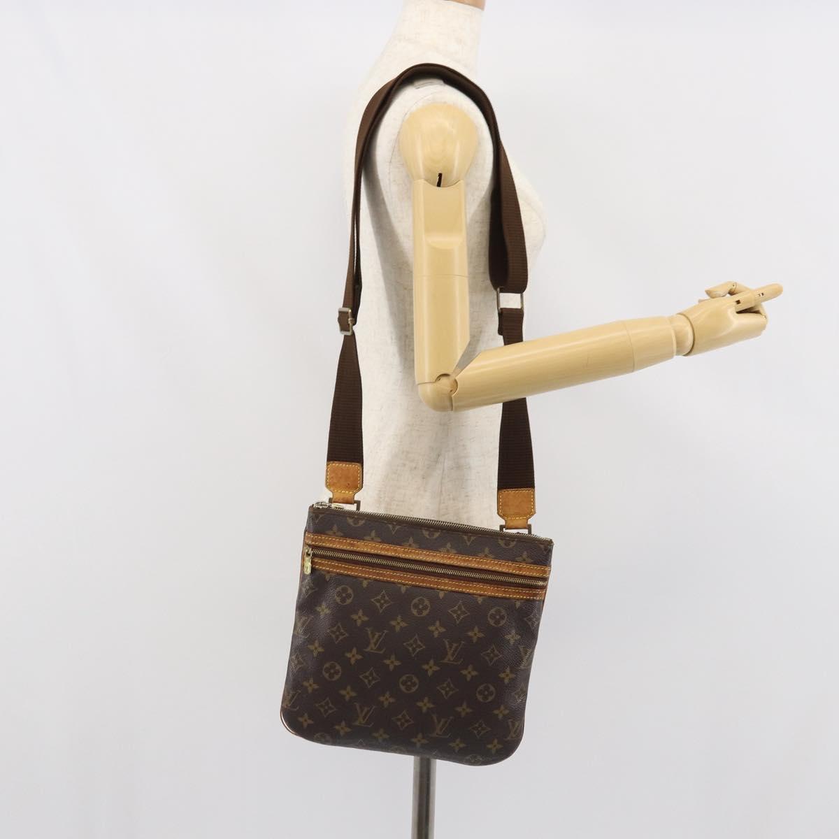 LOUIS VUITTON Monogram Pochette Bosphore Shoulder Bag M40044 LV Auth 166163