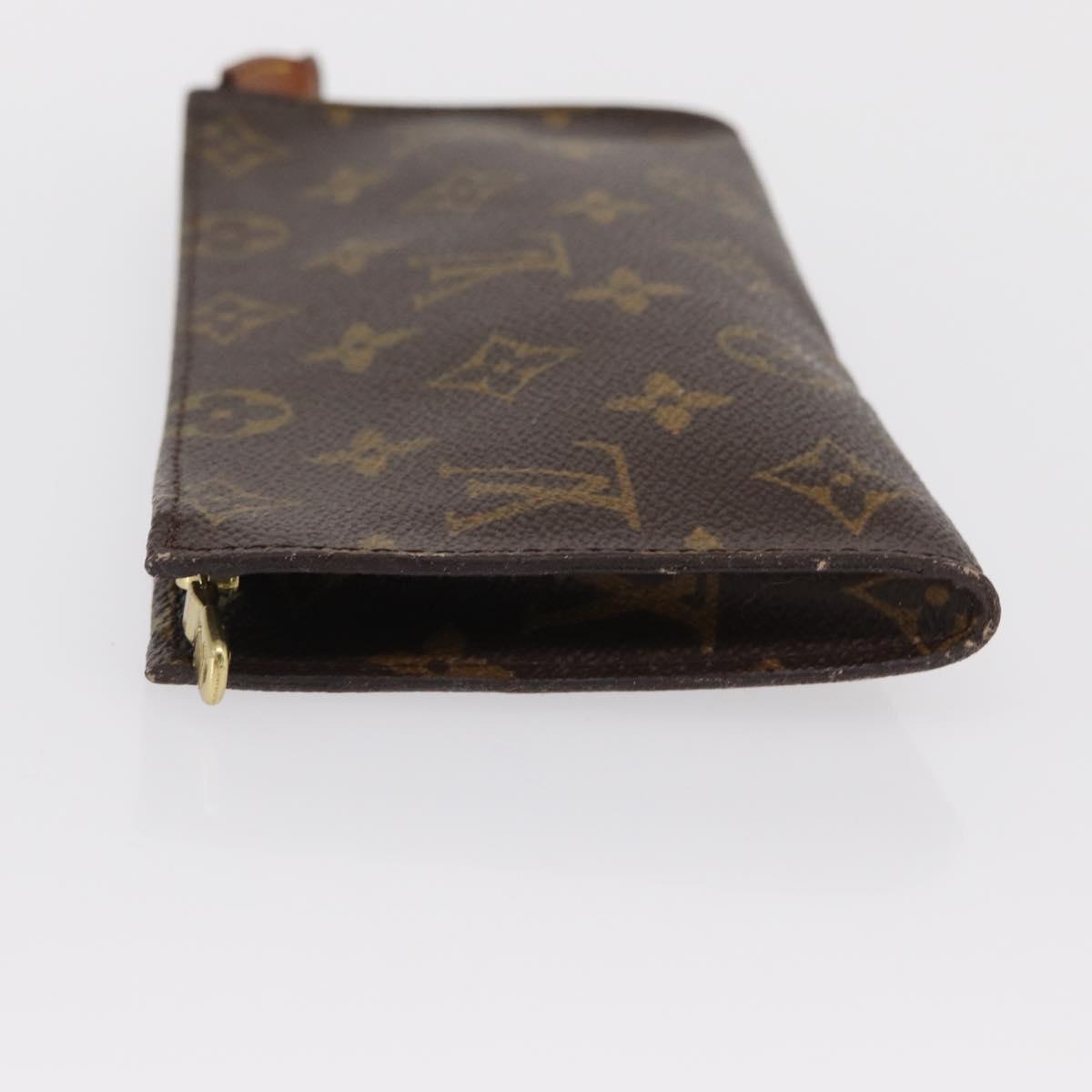LOUIS VUITTON Monogram Bucket GM Accessory Pouch LV Auth 166179
