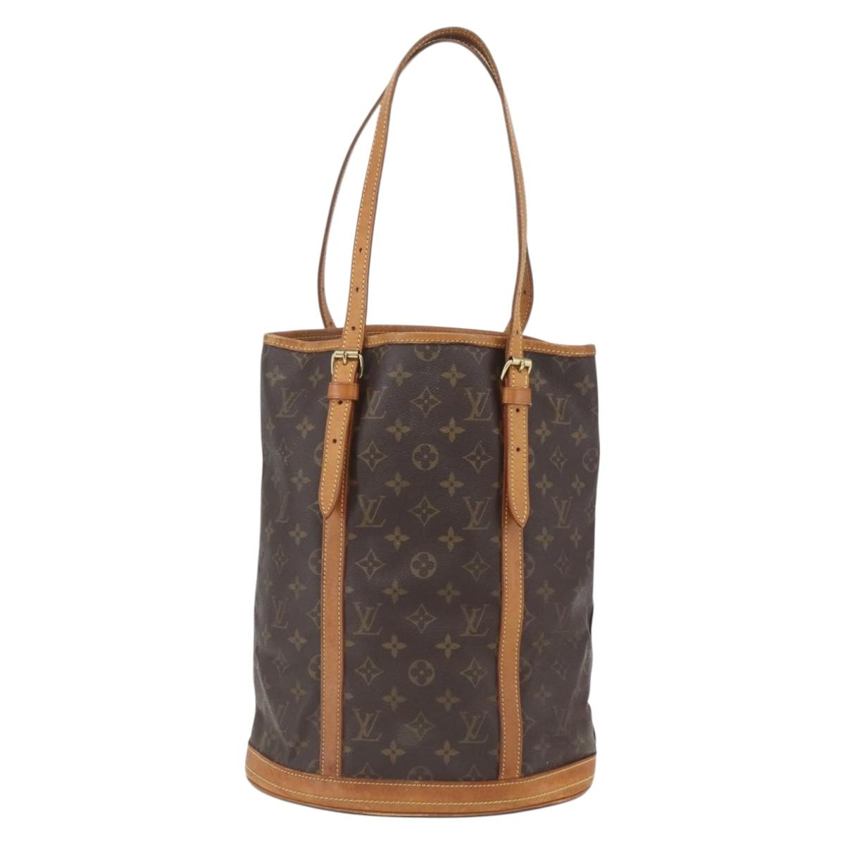 LOUIS VUITTON Monogram Bucket GM Shoulder Bag M42236 LV Auth 166180