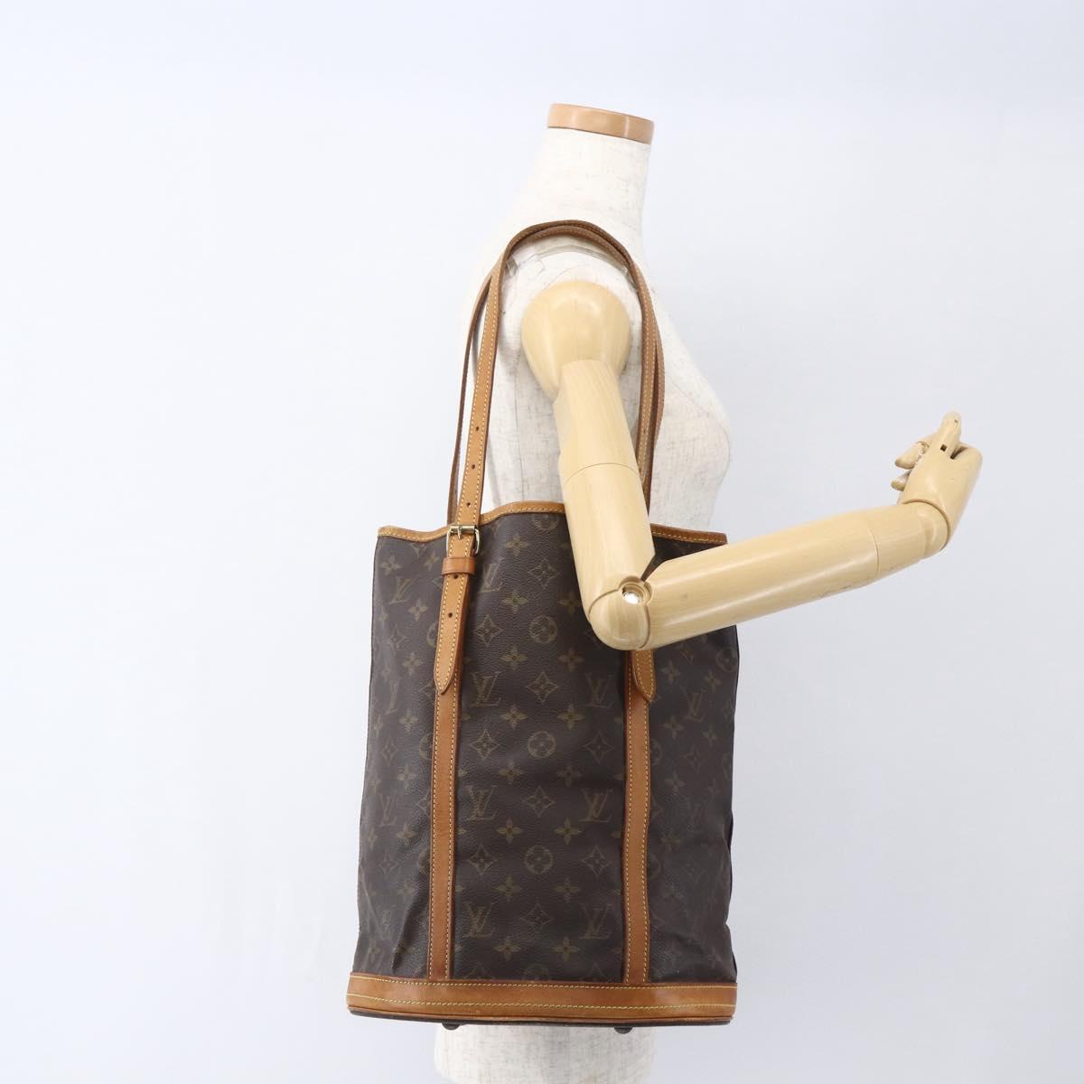 LOUIS VUITTON Monogram Bucket GM Shoulder Bag M42236 LV Auth 166180