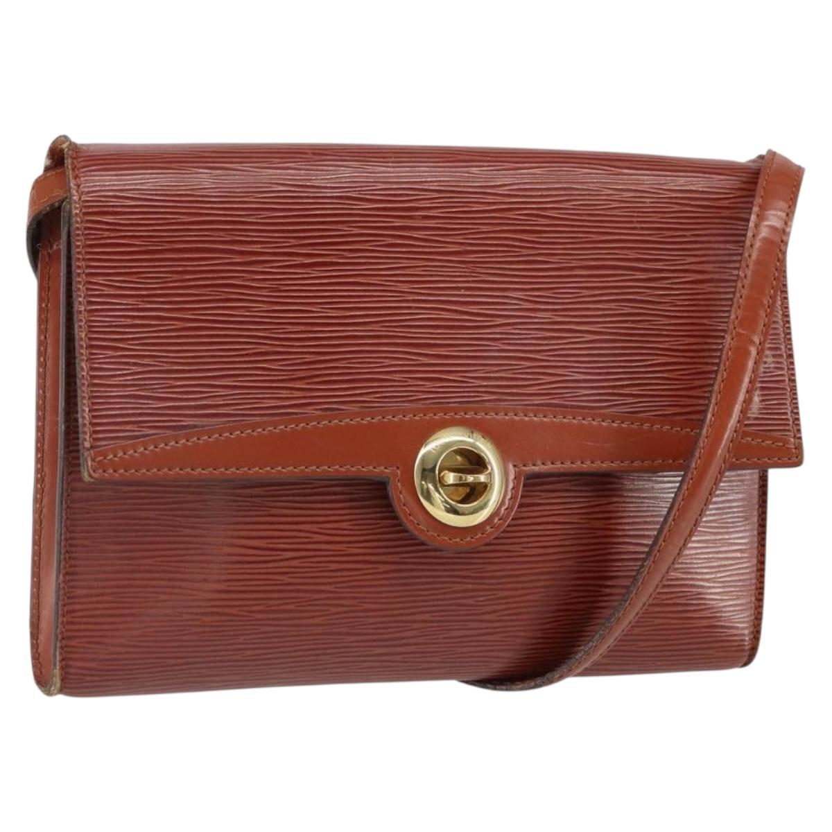 LOUIS VUITTON Epi Arsch Shoulder Bag 2Way Brown M52573 LV Auth 166183