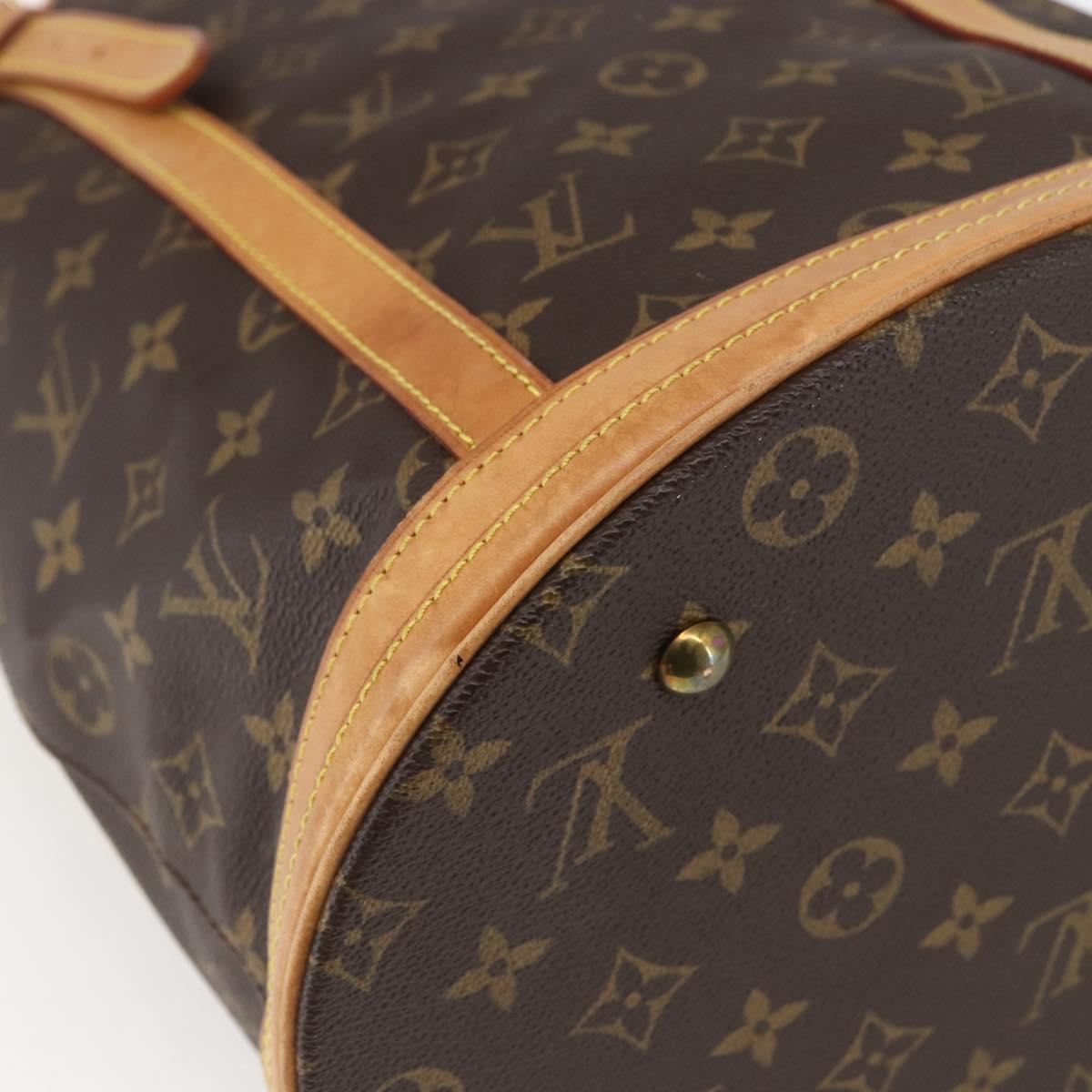 LOUIS VUITTON Monogram Bucket GM Shoulder Bag M42236 LV Auth 166184