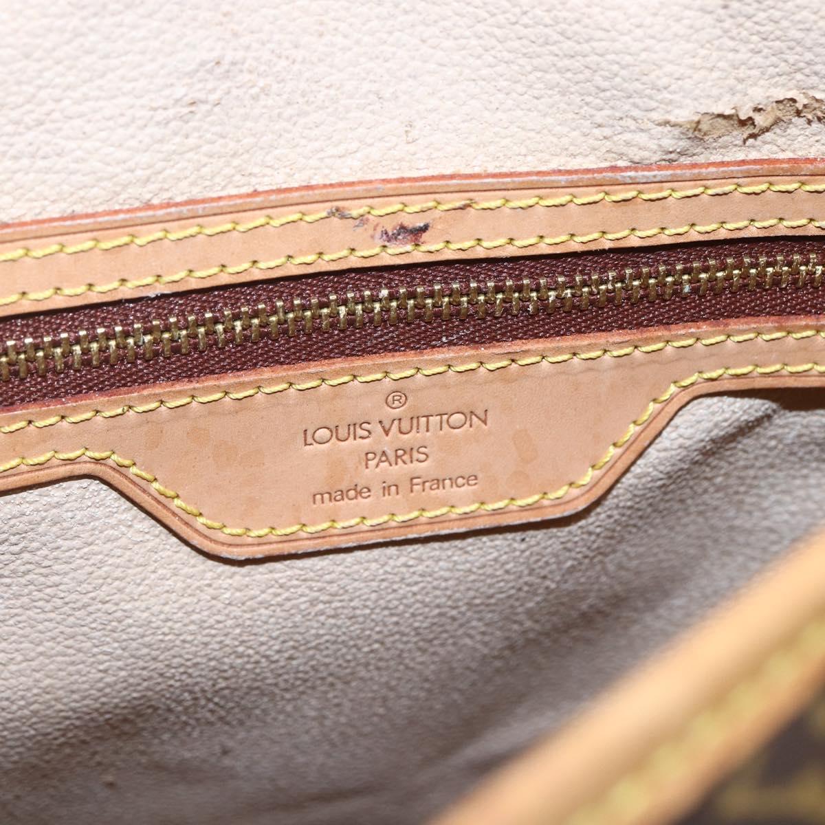 LOUIS VUITTON Monogram Bucket GM Shoulder Bag M42236 LV Auth 166184