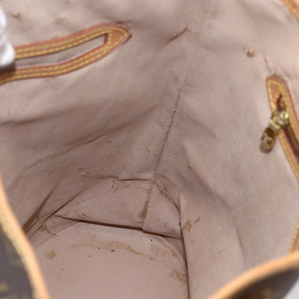 LOUIS VUITTON Monogram Bucket GM Shoulder Bag M42236 LV Auth 166184
