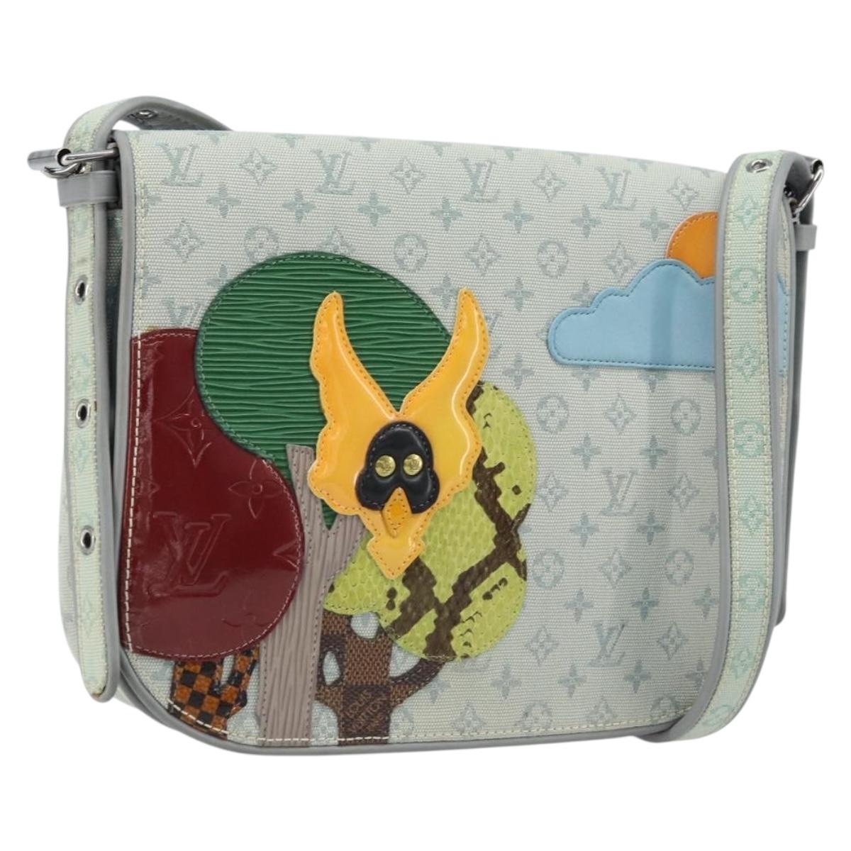 LOUIS VUITTON Monogram Mini Musette Comte de Fée Bag Gray M92279 LV Auth 166232V