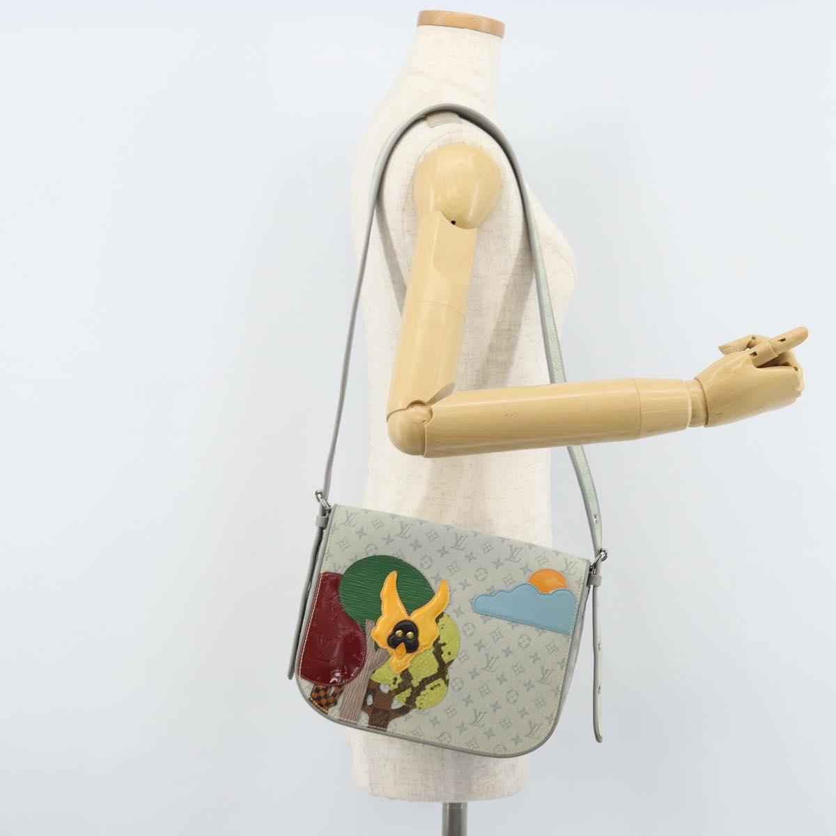LOUIS VUITTON Monogram Mini Musette Comte de Fée Bag Gray M92279 LV Auth 166232V