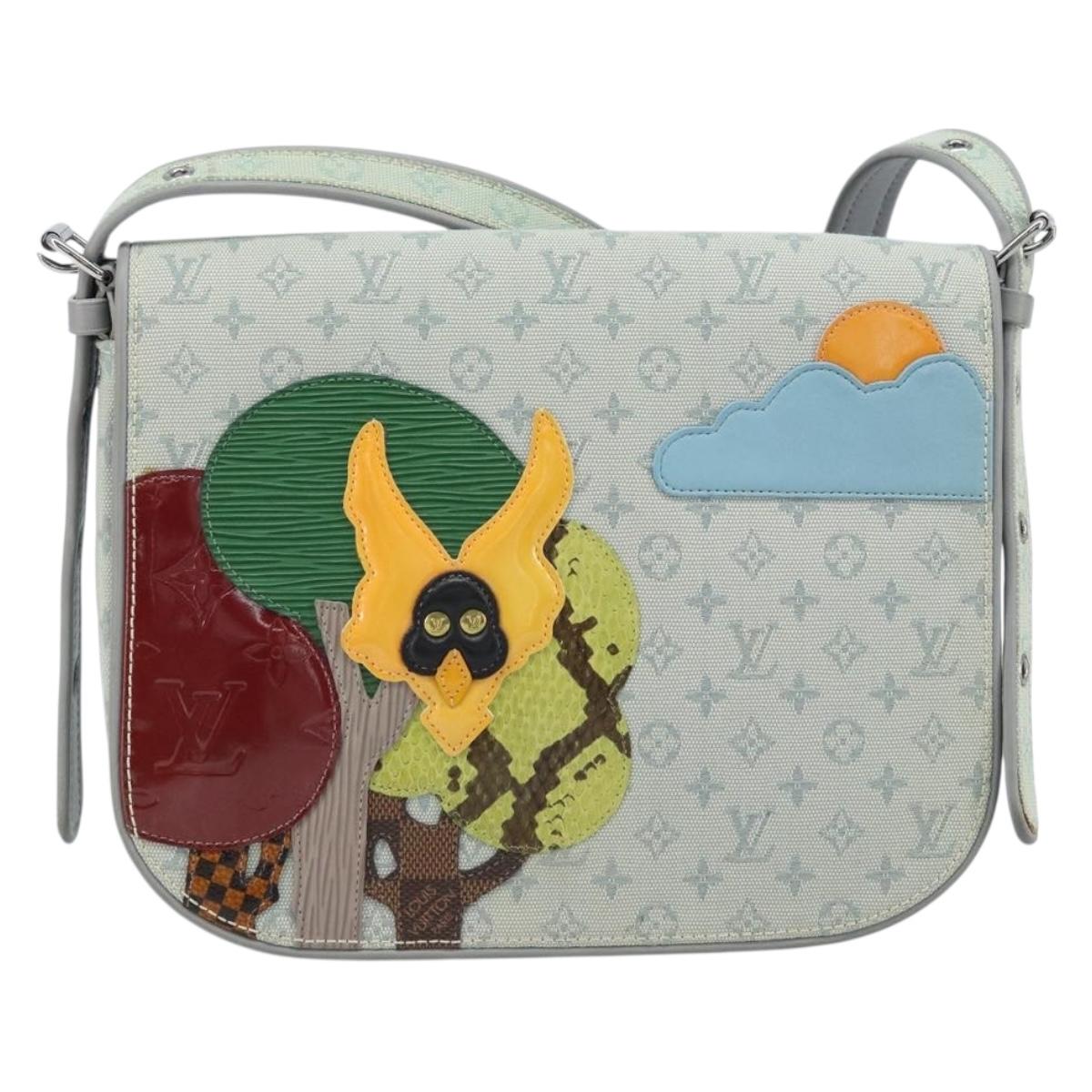 LOUIS VUITTON Monogram Mini Musette Comte de Fée Bag Gray M92279 LV Auth 166232V