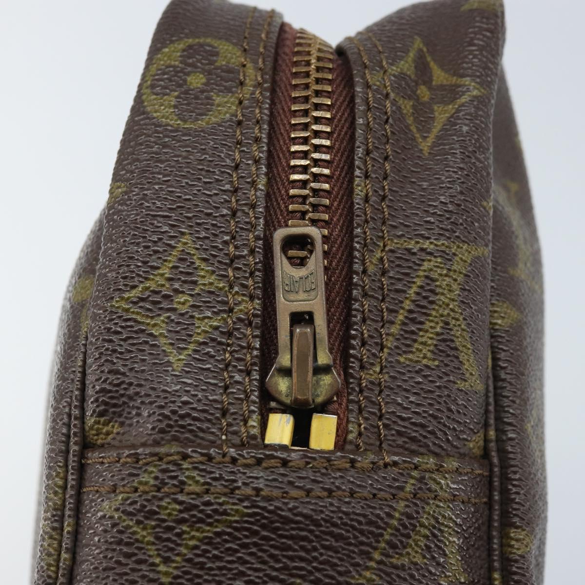 LOUIS VUITTON Monogram Trousse Toilette 28 Clutch Bag M47522 LV Auth 166236