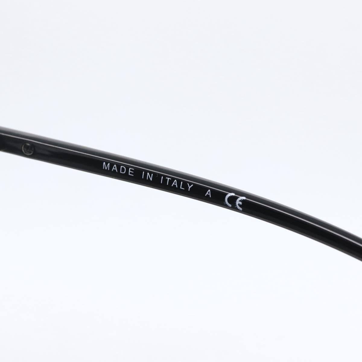 CHANEL Sunglasses metal Black CC Auth 166249V