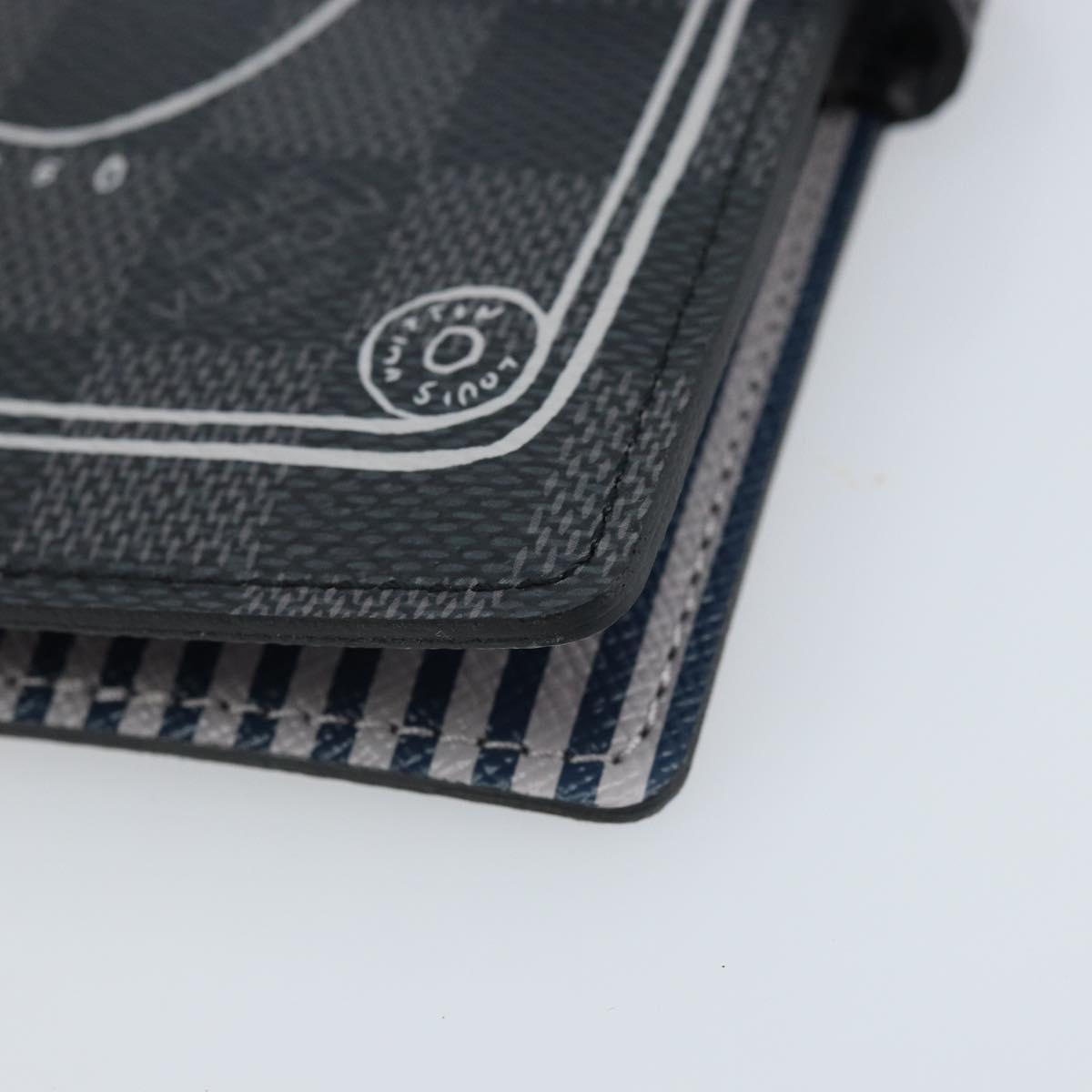 LOUIS VUITTON Damier Graphite Agenda PM Day Planner Cover R20030 LV Auth 166250V