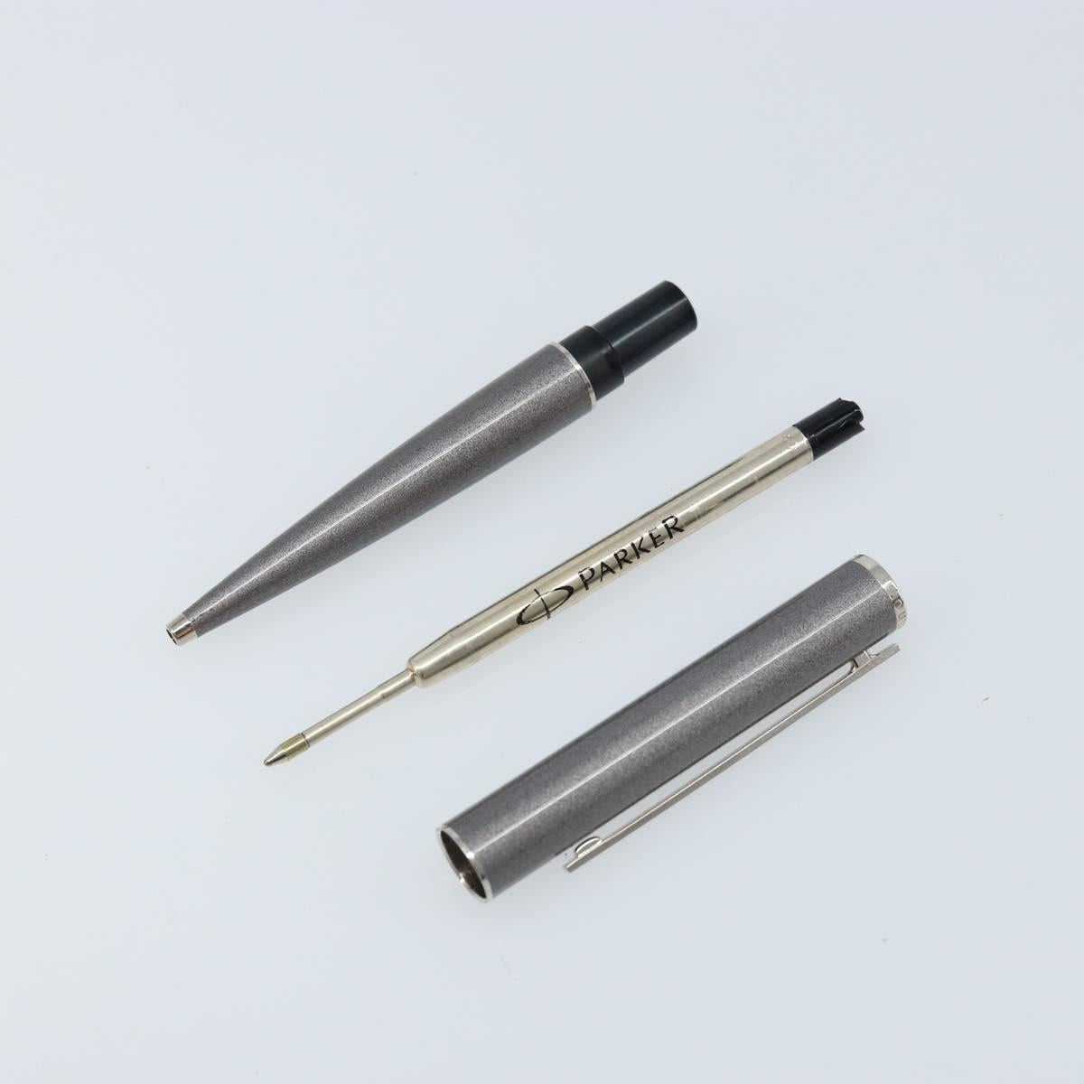 LOUIS VUITTON Jetligne Pen metal Gray N79258 LV Auth 166252