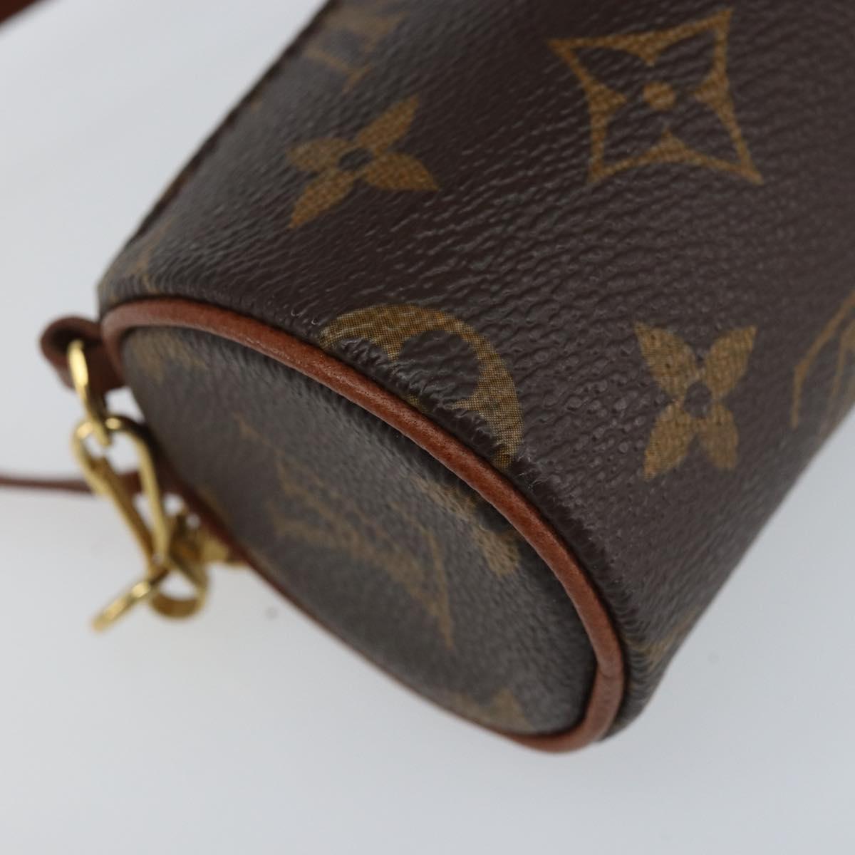 LOUIS VUITTON Monogram Papillon Pouch LV Auth 166263V