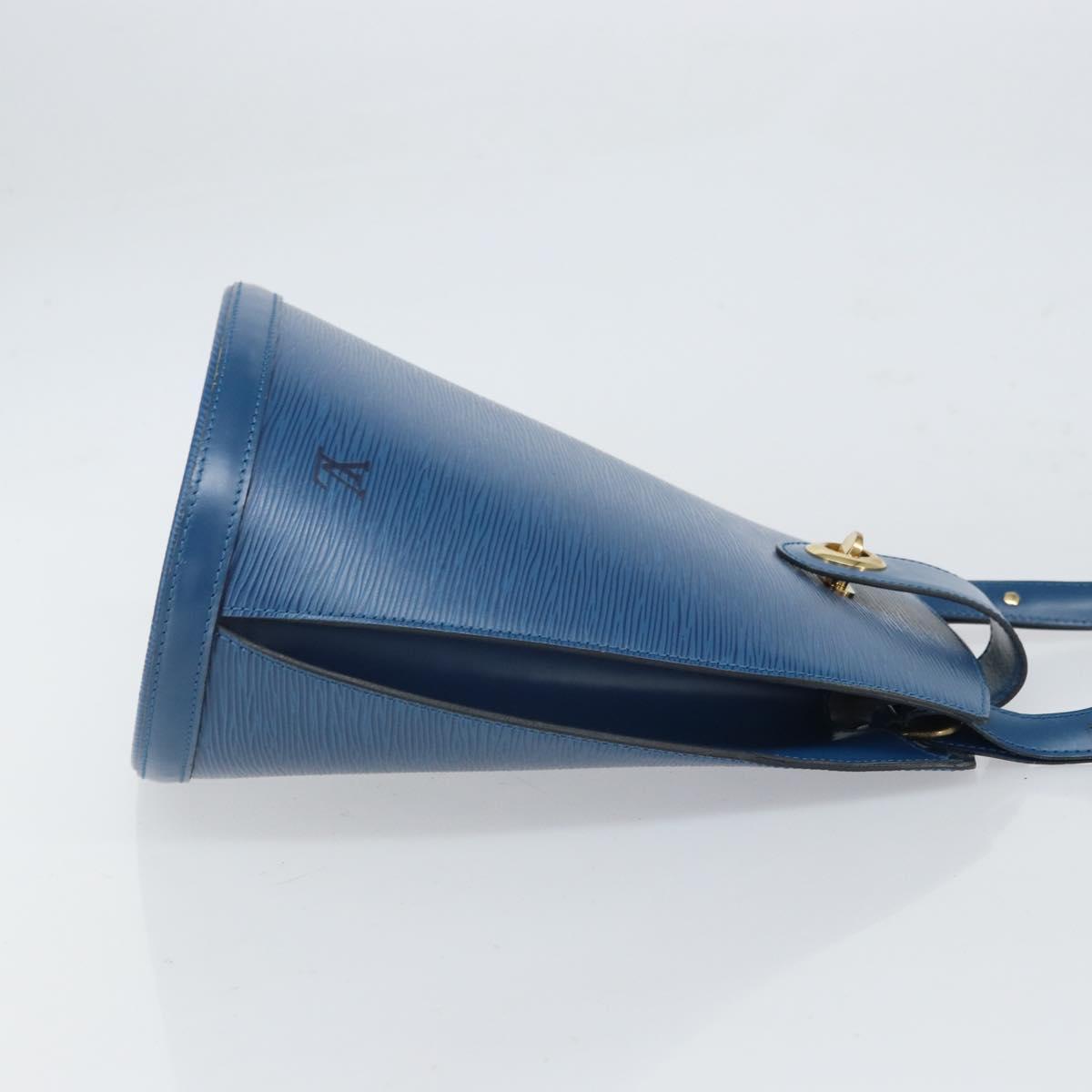 LOUIS VUITTON Epi Cluny Shoulder Bag Blue M52255 LV Auth 166287