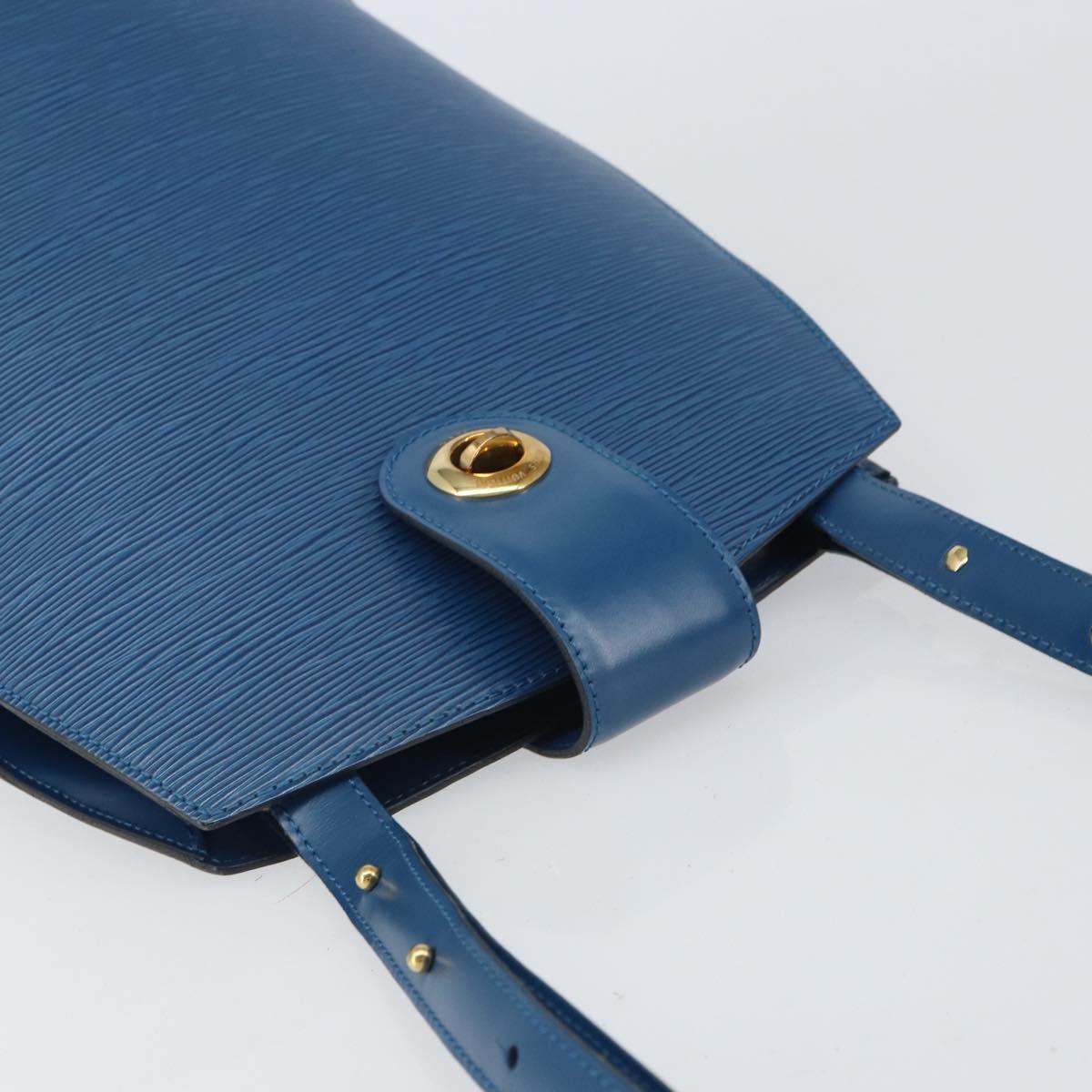 LOUIS VUITTON Epi Cluny Shoulder Bag Blue M52255 LV Auth 166287