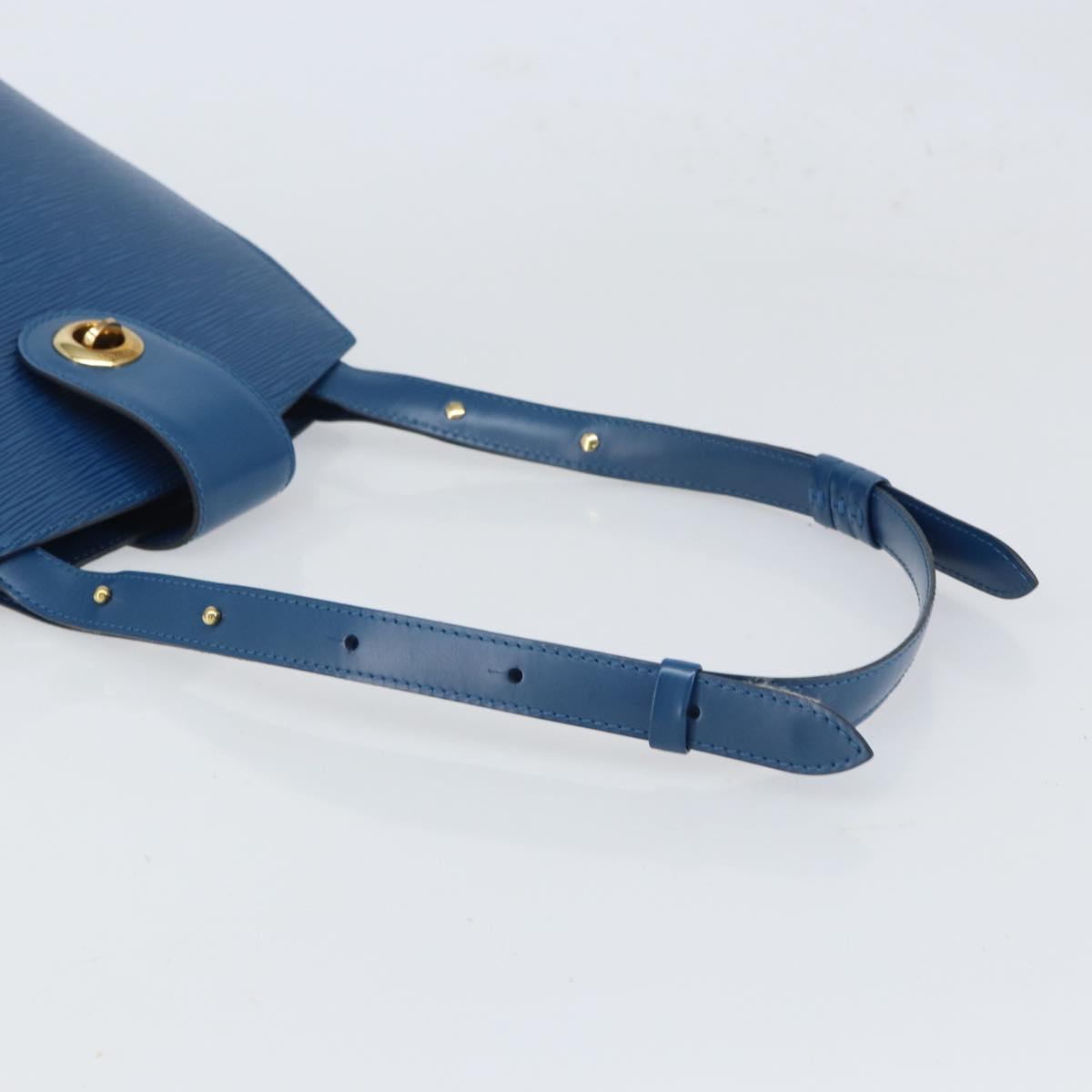 LOUIS VUITTON Epi Cluny Shoulder Bag Blue M52255 LV Auth 166287