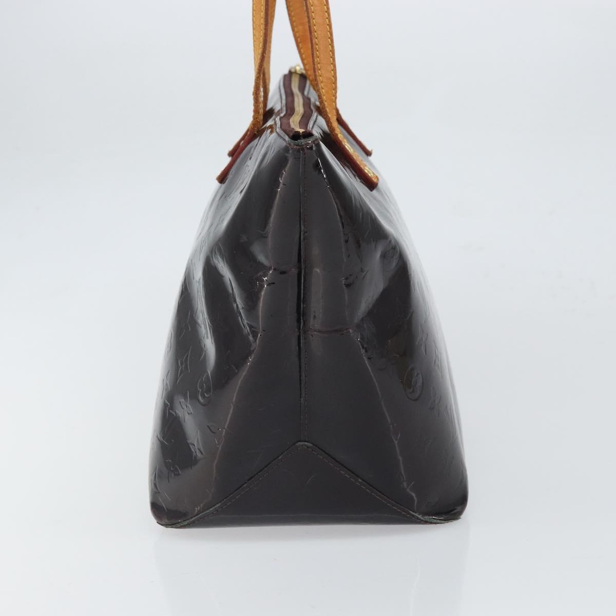 LOUIS VUITTON Monogram Vernis Bellevue GM Tote Bag Amarante M93589 Auth 166294