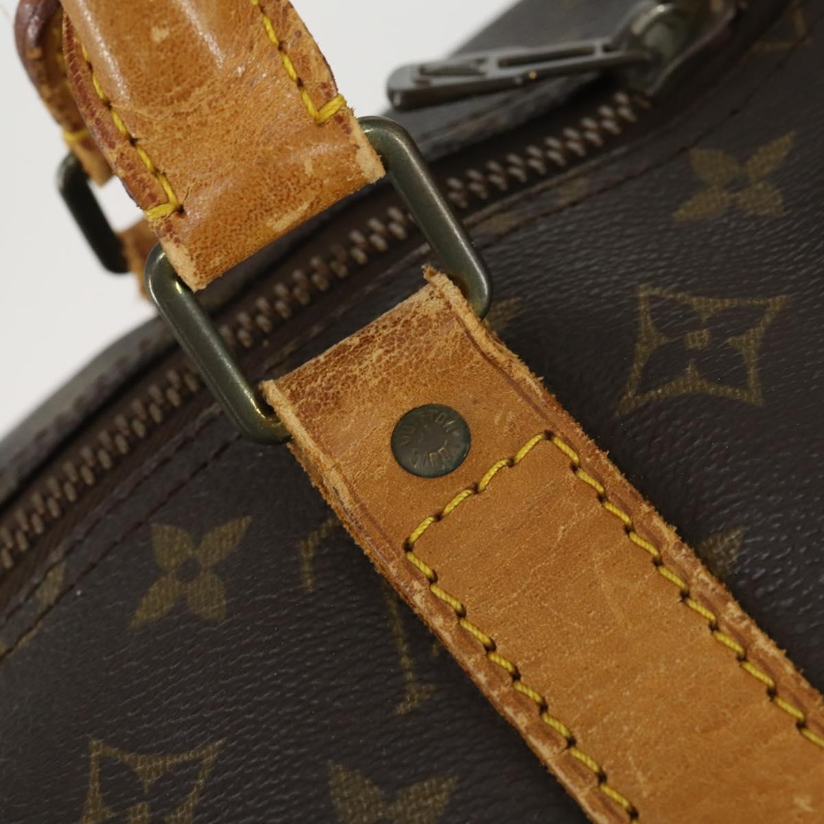 LOUIS VUITTON Monogram Keepall 55 Boston Bag M41424 LV Auth 166310