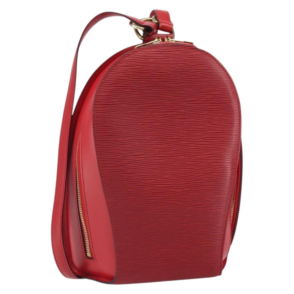 LOUIS VUITTON Epi Mabillon Backpack Castilian Red M52237 LV Auth 166325