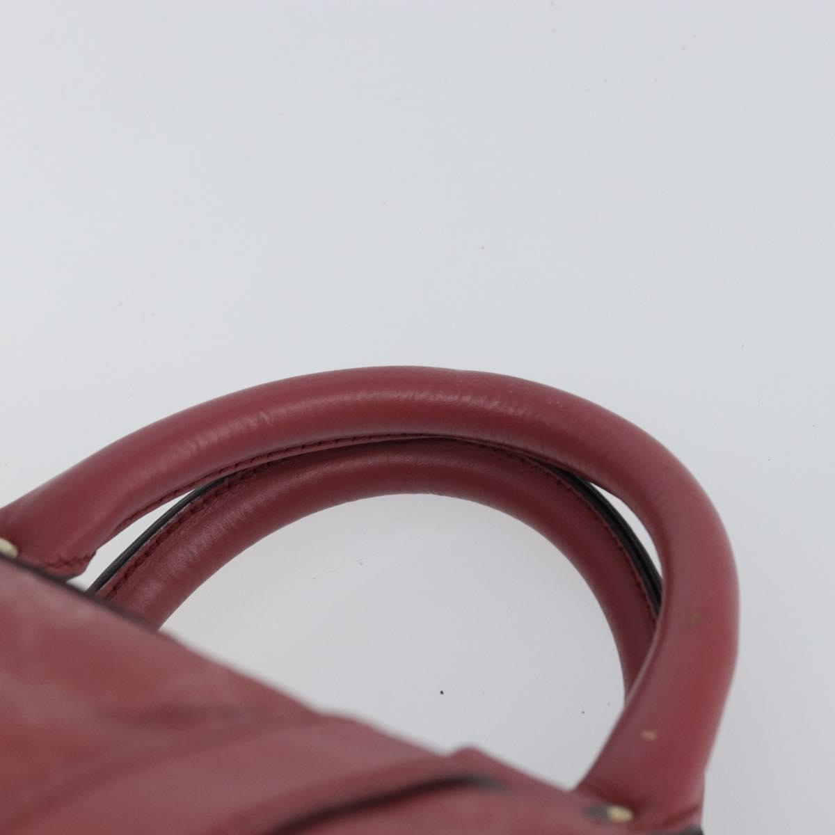 GUCCI GG Implementation Boston Bag PVC Gold Pink 193603 Auth 166330